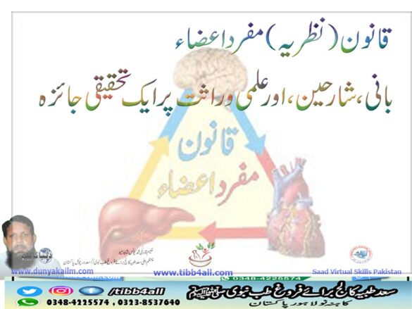 قانون (نظریہ) مفرد اعضاء بانی، شارحین، اور علمی وراثت