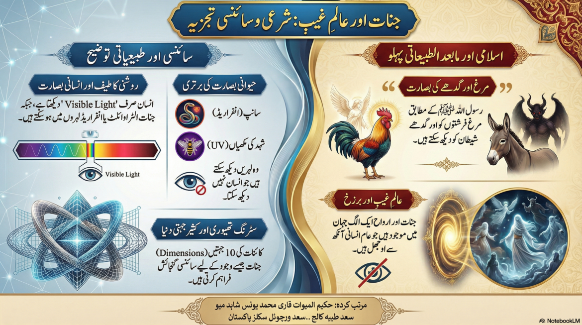 جنات اور فرشتوں کو ہم کیوں نہیں دیکھ سکتے؟