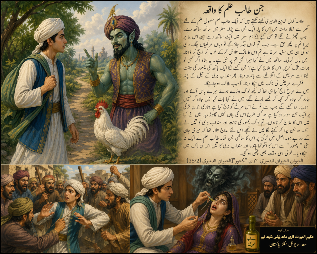 جن طالب علم کا واقعہ