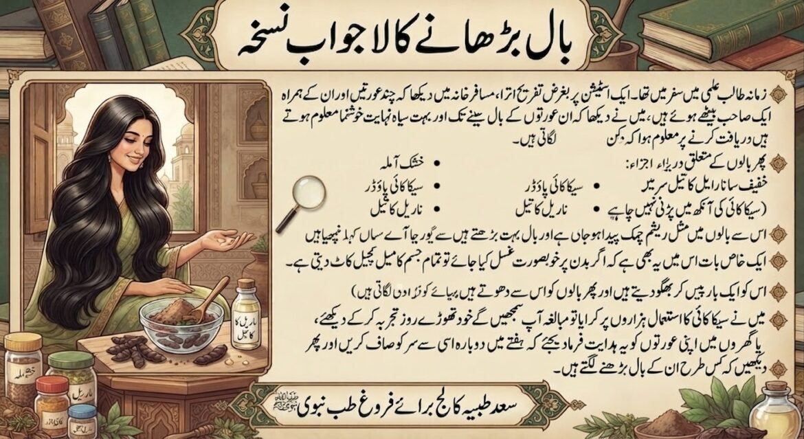 بال بڑھانے کا لاجواب نسخہ